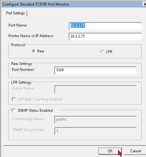 printer redirection